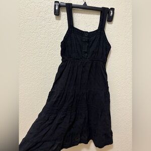 Black Eyelet Tiered Sundress – Size XS